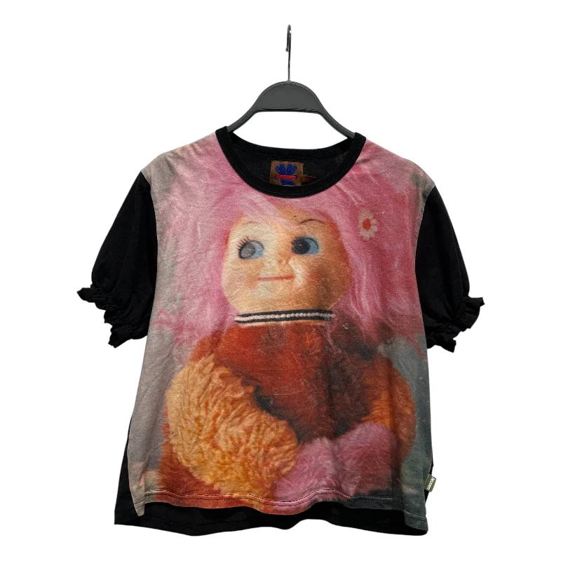 Heaven By Marc Jacobs/T-Shirt/XL/All Over Print/Cotton/BLK/Wagon girl baby tee Chenille Brocade Lace