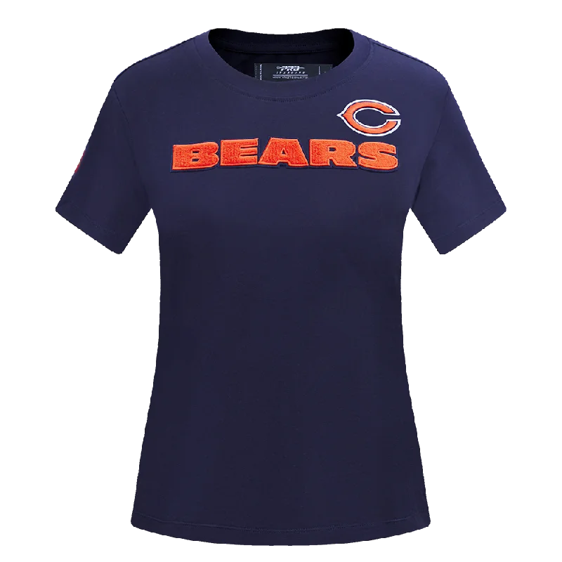 NFL CHICAGO BEARS CLASSIC WOMEN'S SJ SLIM FIT TEE (MIDNIGHT NAVY) Casual Formal Business