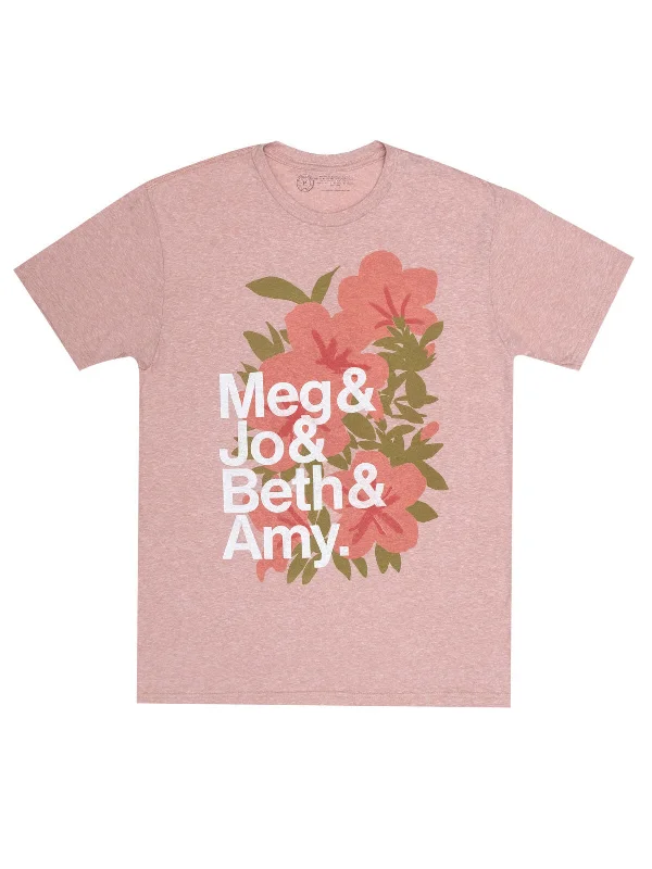 Little Women (Meg & Jo & Beth & Amy) Unisex T-Shirt Satin Blend Silk Blend Wool Blend