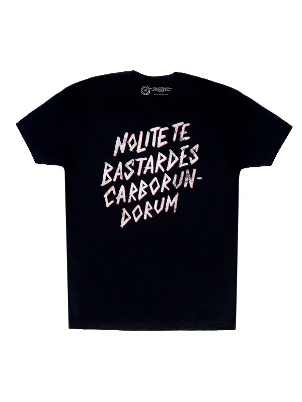 Nolite te bastardes carborundorum Unisex T-Shirt Asymmetrical Pockets Print