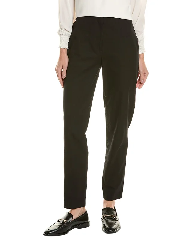 Donna Karan High-Rise Slim Leg Trouser Trousers Culottes Wide Leg