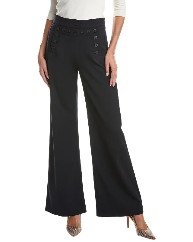 Weekend Max Mara Galli Wool-Blend Trouser Trousers Travel Practical