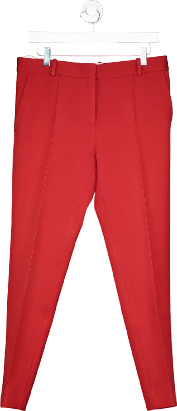 Celine Red Tailored Trousers UK 38 Trousers Sale Discount