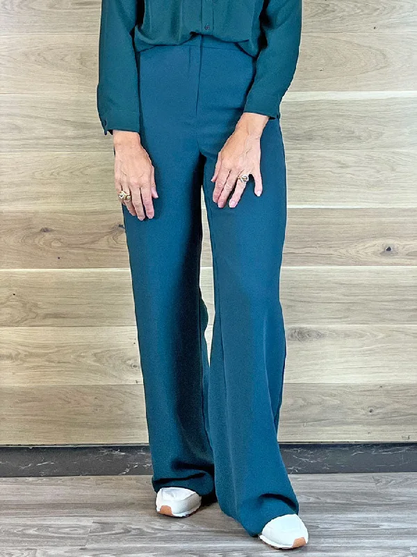 Emme Marella Elogi Trousers Dark Green Trousers Sale Discount