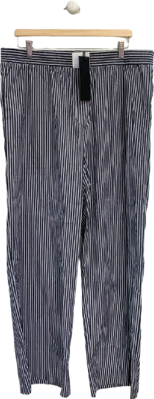 Lioness Black and White Pinstripe Trousers UK XXL Trousers Brand Named