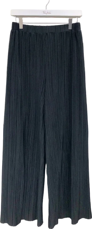 MNG Black Pleated Trousers UK 8 Trousers practical durable