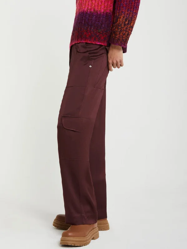 Ottod'Ame Viscose Cargo Trousers Barolo Trousers Ceremony Elegant