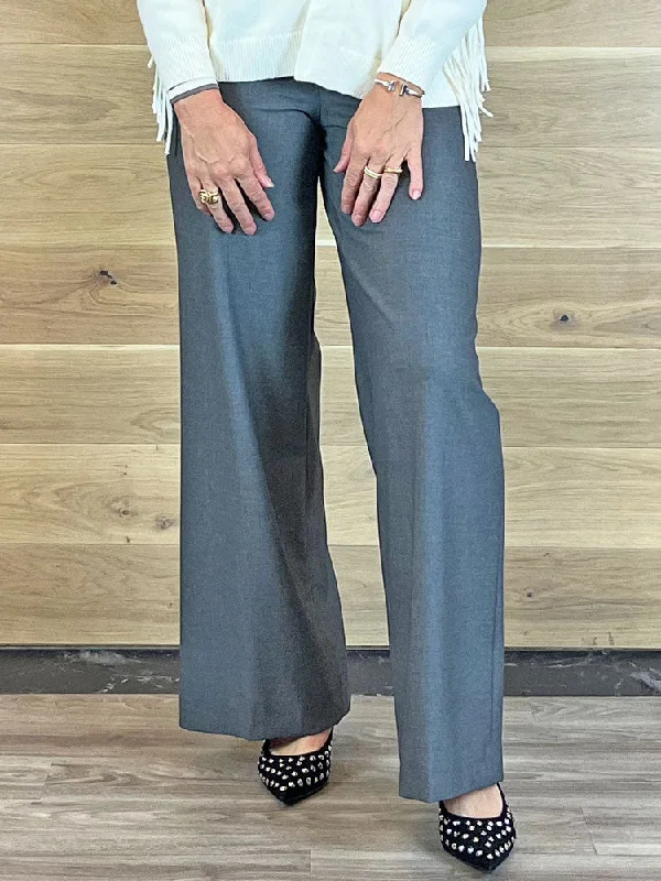 Riani Wide Fit Trousers Moon Rock Trousers stylish modern