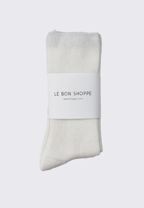 Trouser Socks - Classic White Trousers Capri Summer