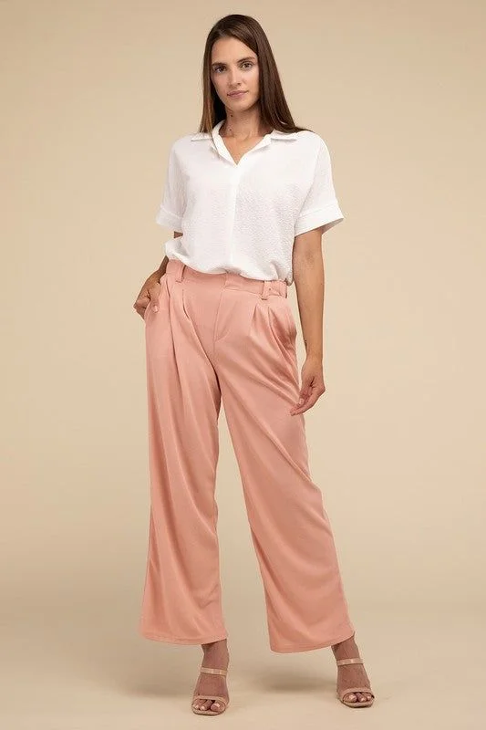 Lilou Waffle Trouser Pants Trousers luxurious high-end